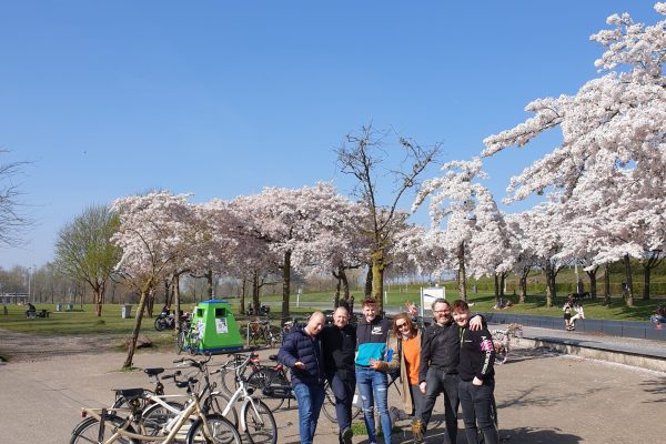 19. During the flower and tulip season there is nothing more beautiful than biking through Amsterdam